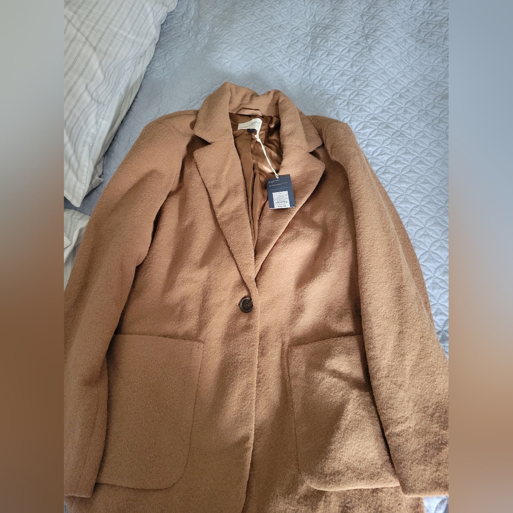 Universal Thread Tan Blazer Tailored Suit Jacket